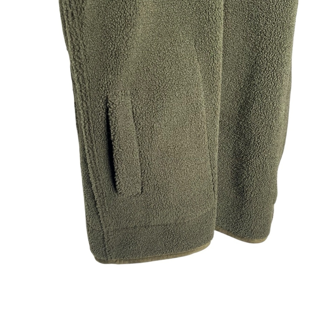 SPANX Reversible Faux Suede and Fleece Jacket Utility Green Size 2X - Picture 10 of 13